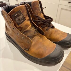 Palladium Pampa Sport Cuff Waterproof Leather Boots Mens 13 EU 47